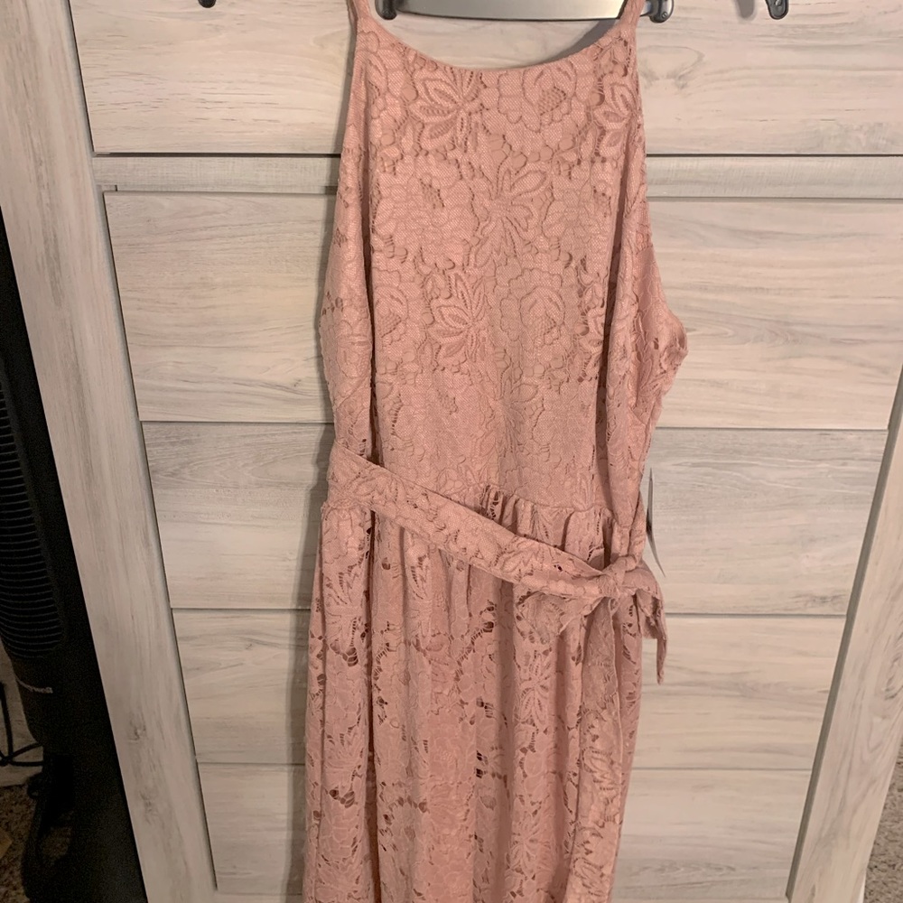Pink Lace NY&Co Dress